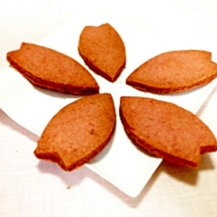 春のお菓子 さくらの花びらクッキー レシピ 作り方 By Kinoko Mama 楽天レシピ